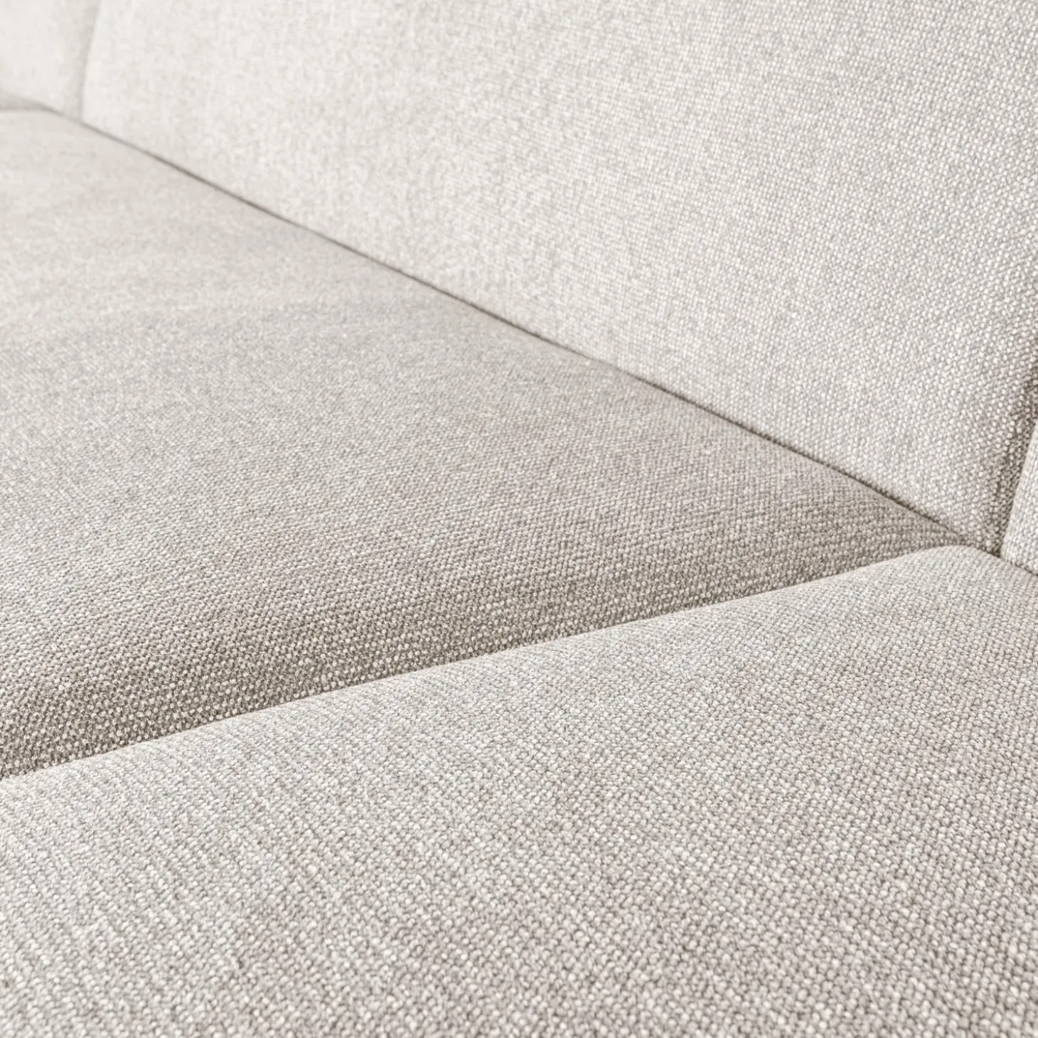 Sloping u-vorm bank pearl melange - Loft24.nl