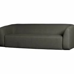 Sloping 3-zits bank grijs/zwart melange - Loft24.nl