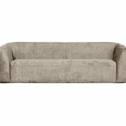 Sloping 3-zits bank structure velvet wheatfield - Loft24.nl