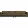 Statement xl 4-zits bank 372 cm structure velvet bonsai - Loft24.nl