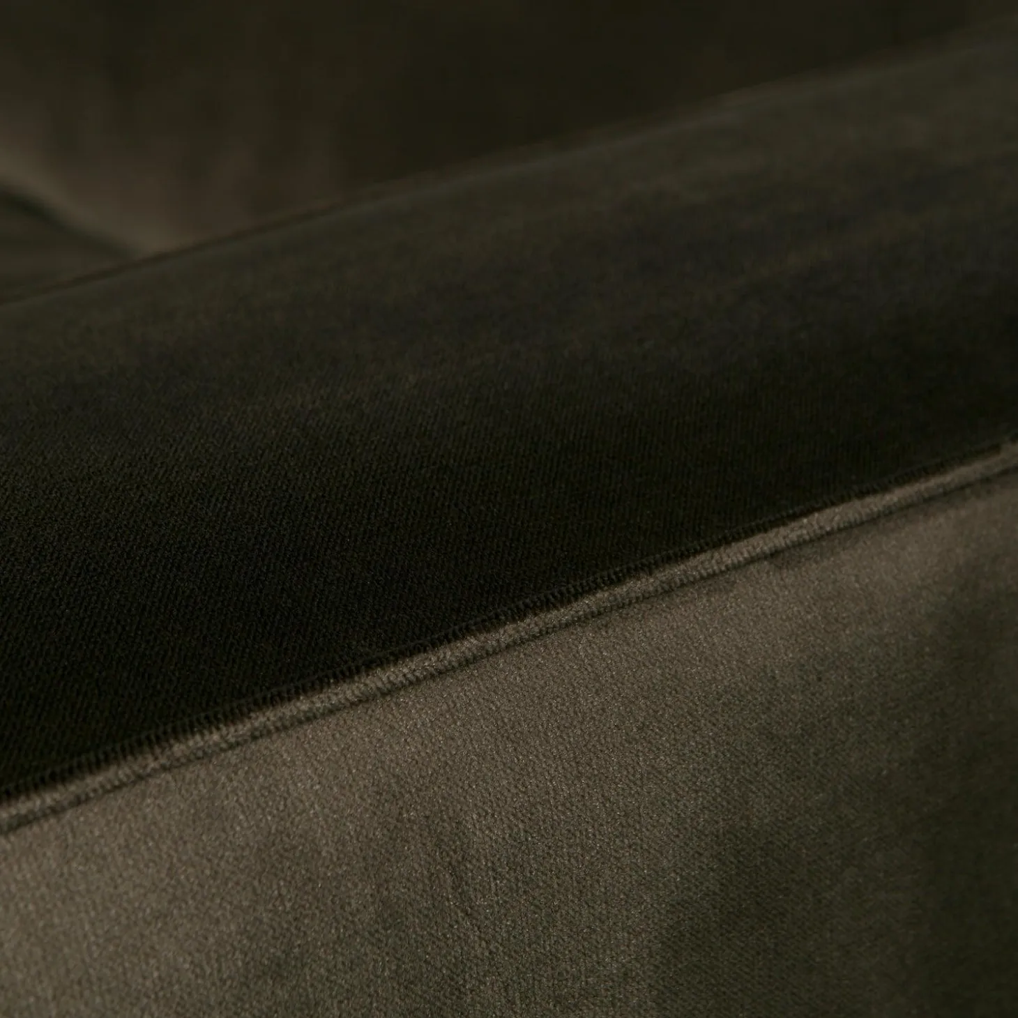 Statement xl 4-zits bank 372 cm fluweel warm groen - Loft24.nl