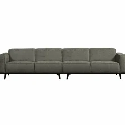 Statement xl 4-zits bank 372 cm structure velvet frost - Loft24.nl