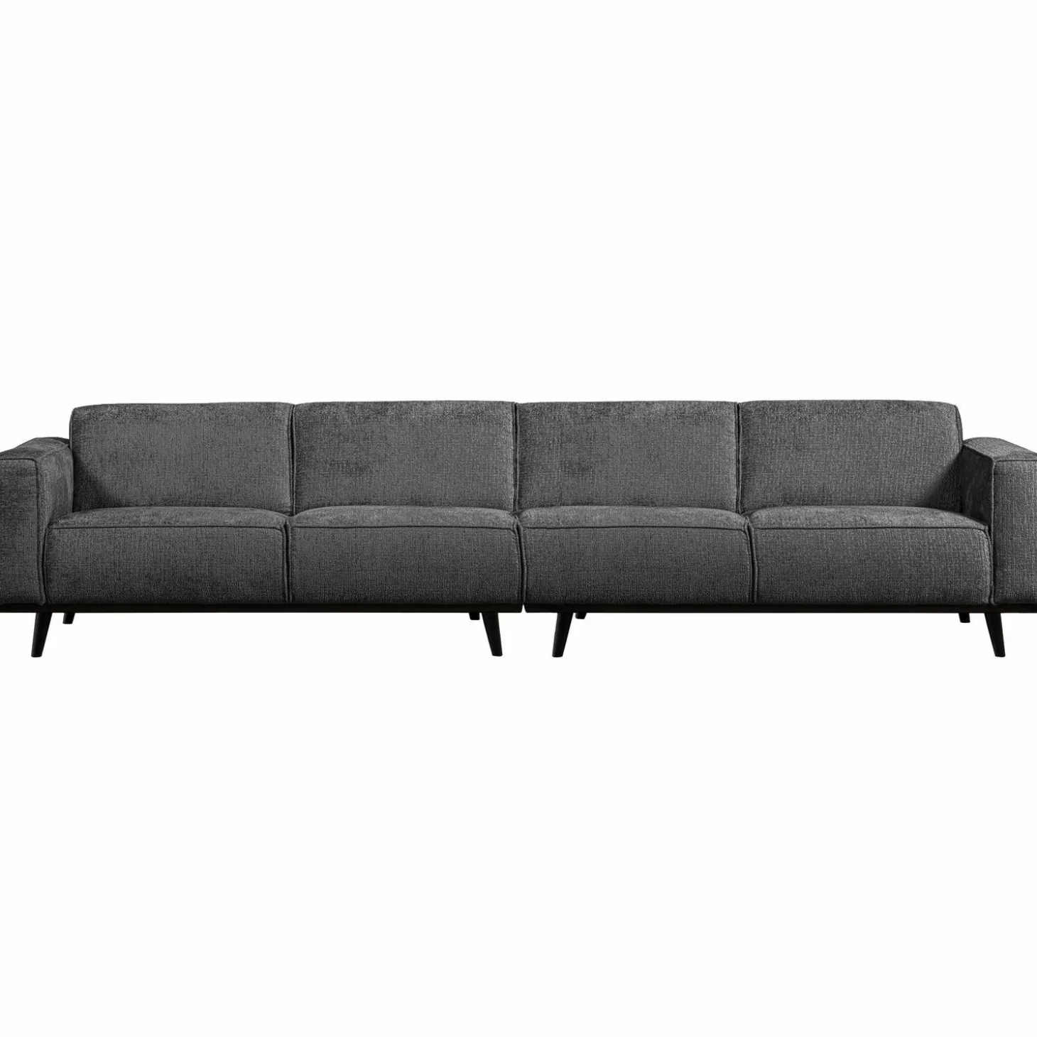 Statement xl 4-zits bank 372 cm structure velvet mountain - Loft24.nl