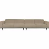 Statement xl 4-zits bank 372 cm boucle beige - Loft24.nl