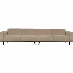 Statement xl 4-zits bank 372 cm boucle beige - Loft24.nl