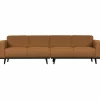 Statement 4-zits bank 280 cm boucle butter - Loft24.nl