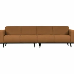 Statement 4-zits bank 280 cm boucle butter - Loft24.nl
