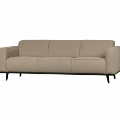 Statement 3-zits bank 230 cm bouclé beige - Loft24.nl