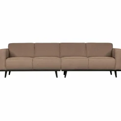 Statement 4-zits bank 280 cm boucle nougat - Loft24.nl