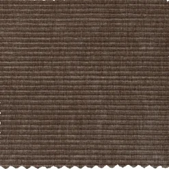 Statement 4-zits bank 280 cm platte brede rib taupe - Loft24.nl