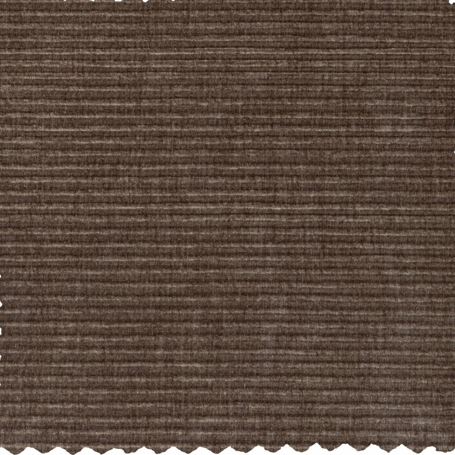 Statement 4-zits bank 280 cm platte brede rib taupe - Loft24.nl
