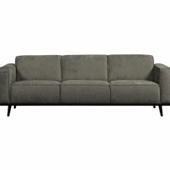 Statement 3-zits bank 230 cm structure velvet frost - Loft24.nl