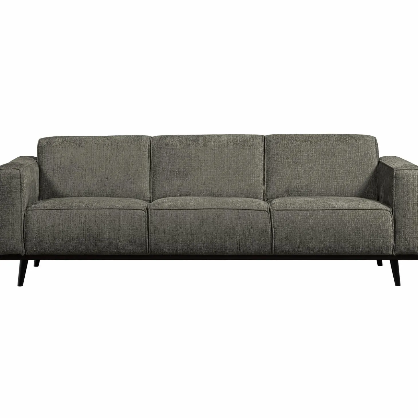 Statement 3-zits bank 230 cm structure velvet frost - Loft24.nl