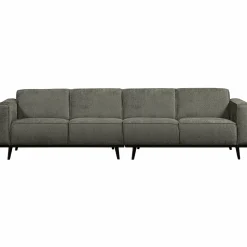 Statement 4-zits bank 280 cm structure velvet frost - Loft24.nl