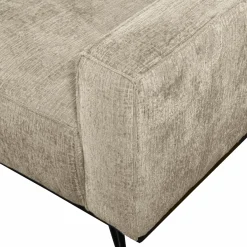 Statement 3-zits bank 230 cm structure velvet wheatfield - Loft24.nl