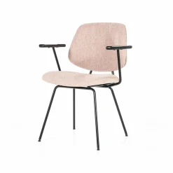 Stoel Lynn met armleuning - Roze - Loft24.nl