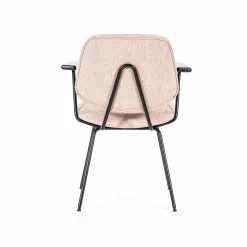 Stoel Lynn met armleuning - Roze - Loft24.nl