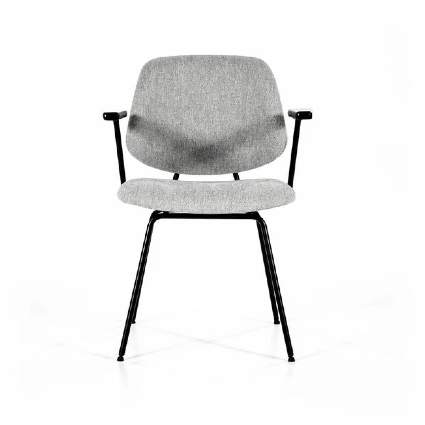 Stoel Lynn met armleuning - Grijs - Loft24.nl