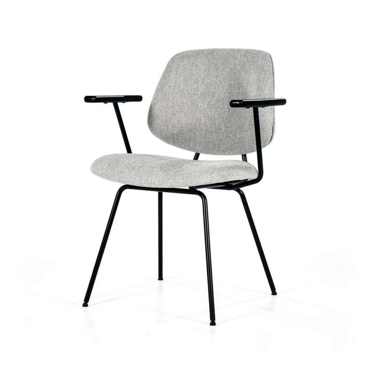 Stoel Lynn met armleuning - Grijs - Loft24.nl