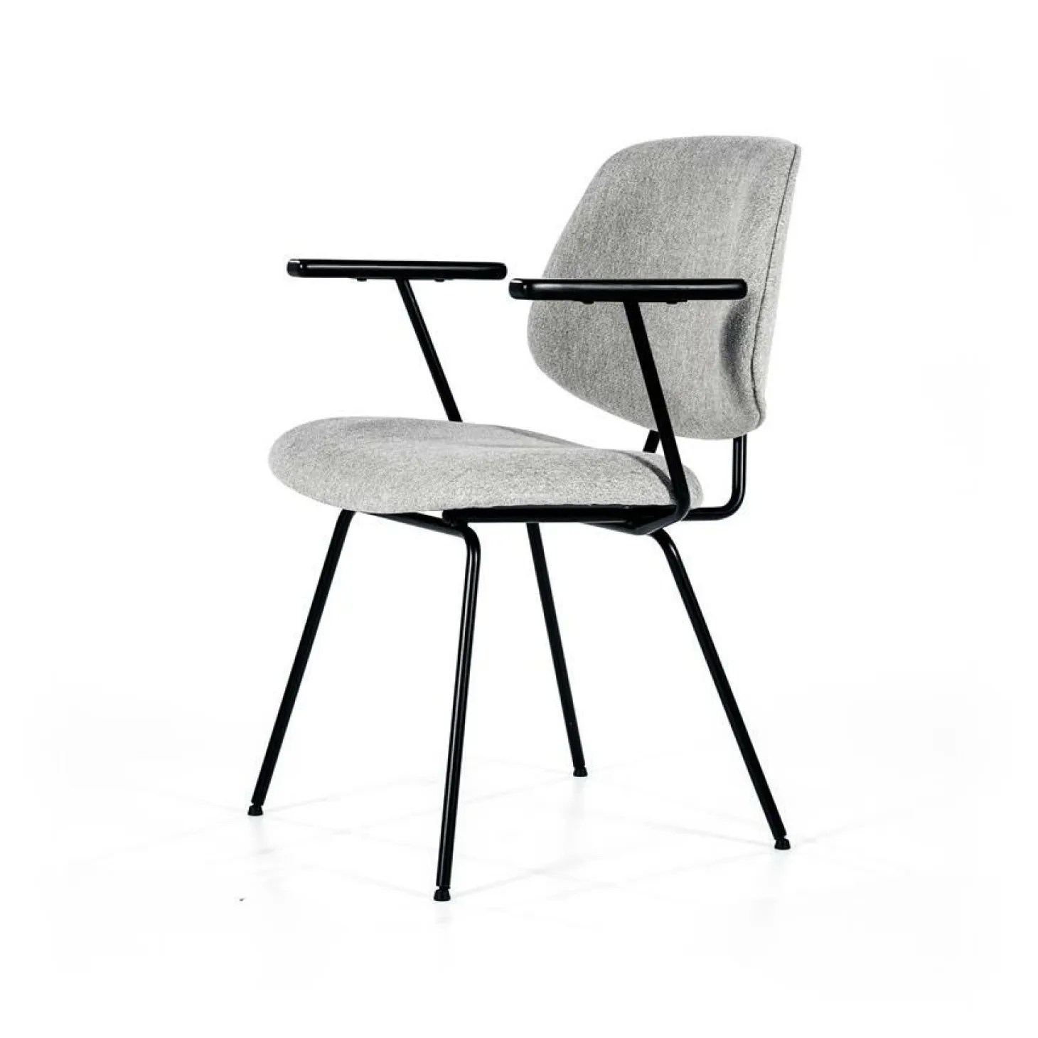 Stoel Lynn met armleuning - Grijs - Loft24.nl