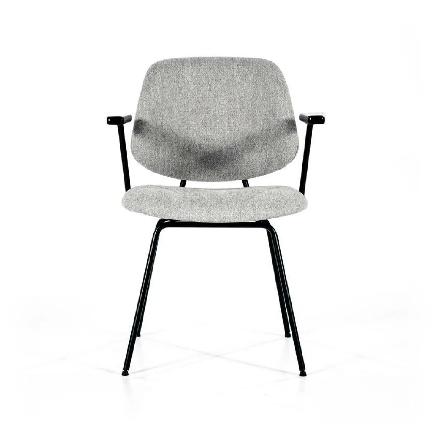 Stoel Lynn met armleuning - Grijs - Loft24.nl