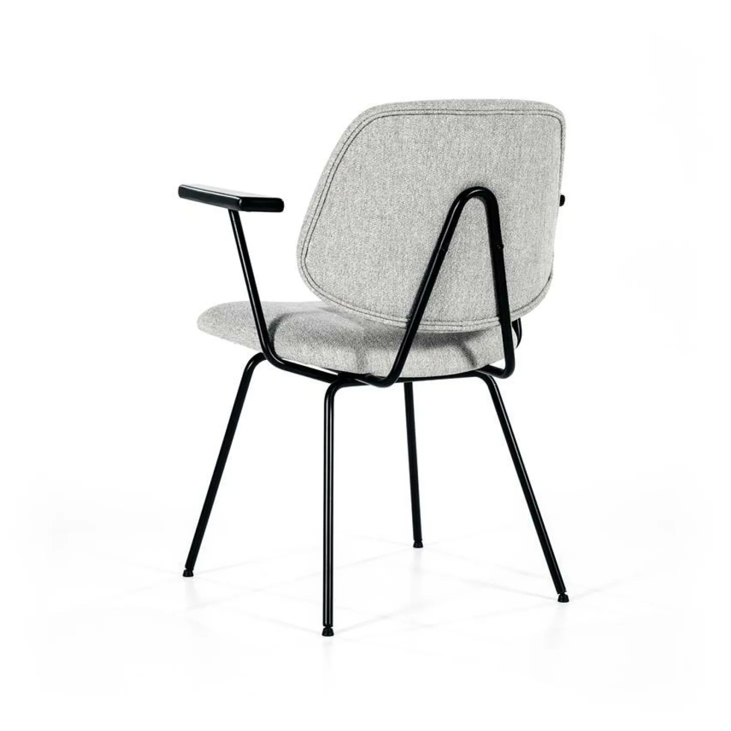 Stoel Lynn met armleuning - Grijs - Loft24.nl