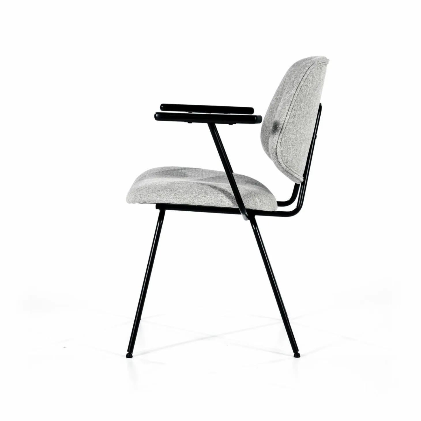 Stoel Lynn met armleuning - Grijs - Loft24.nl