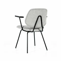 Stoel Lynn met armleuning - Grijs - Loft24.nl