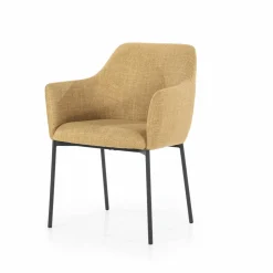 Stoel Paul - Mosterd Linea - Loft24.nl