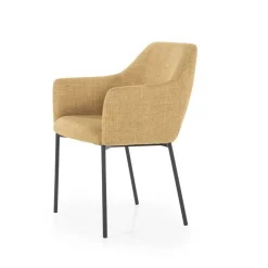 Stoel Paul - Mosterd Linea - Loft24.nl