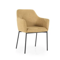 Stoel Paul - Mosterd Linea - Loft24.nl