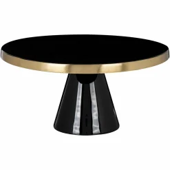 Taartplateau Elena kleur Zwart/Goud - Loft24.nl