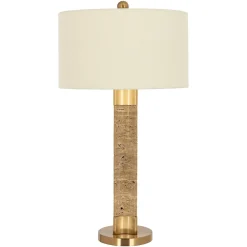 Tafellamp Aaliyah Marmer en bouclé - Loft24.nl