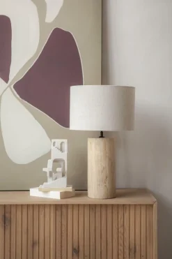 Tafellamp Amara Linnen - 60cm hoog - Loft24.nl