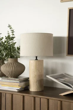 Tafellamp Amara Linnen - 60cm hoog - Loft24.nl