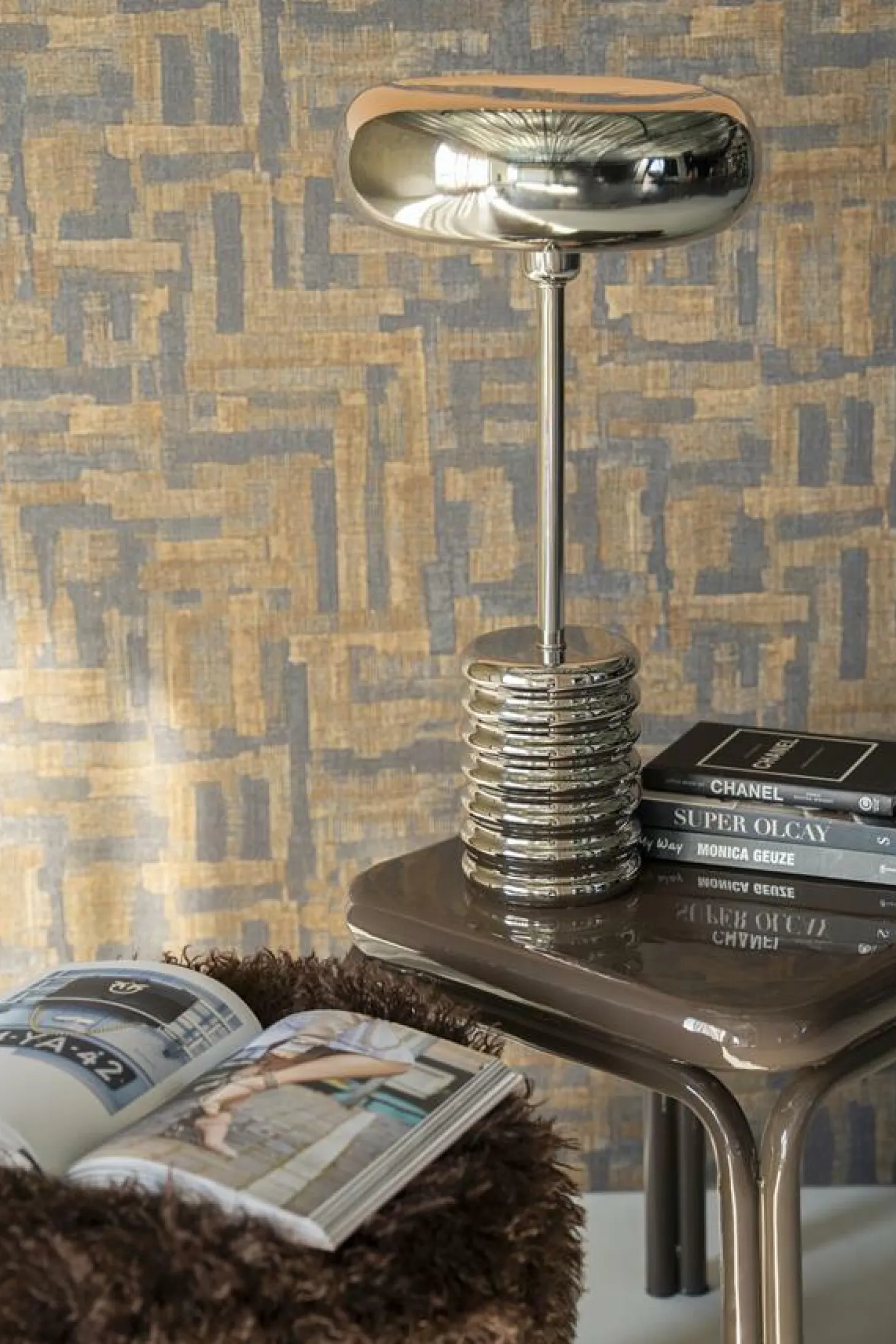 Tafellamp Chromeo 46cm - Loft24.nl