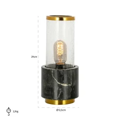 Tafellamp Conan Marmer 30cm - Loft24.nl