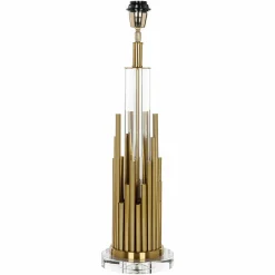 Tafellamp Dex 58cm hoog kleur Brushed Gold (excl. kap) - Loft24.nl