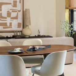 Tafellamp Ios Papier Mache kleur Naturel (excl. kap) - Loft24.nl