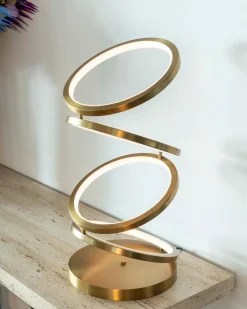 Tafellamp Jaimin 53cm hoog kleur Brushed Gold - Loft24.nl