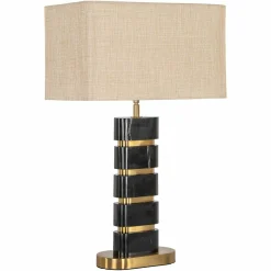 Tafellamp Levina Marmer - Loft24.nl