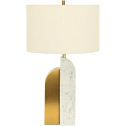 Tafellamp Liliana Marmer en Bouclé - Loft24.nl