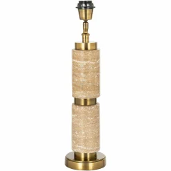 Tafellamp Lis Travertin 36cm hoog - Loft24.nl