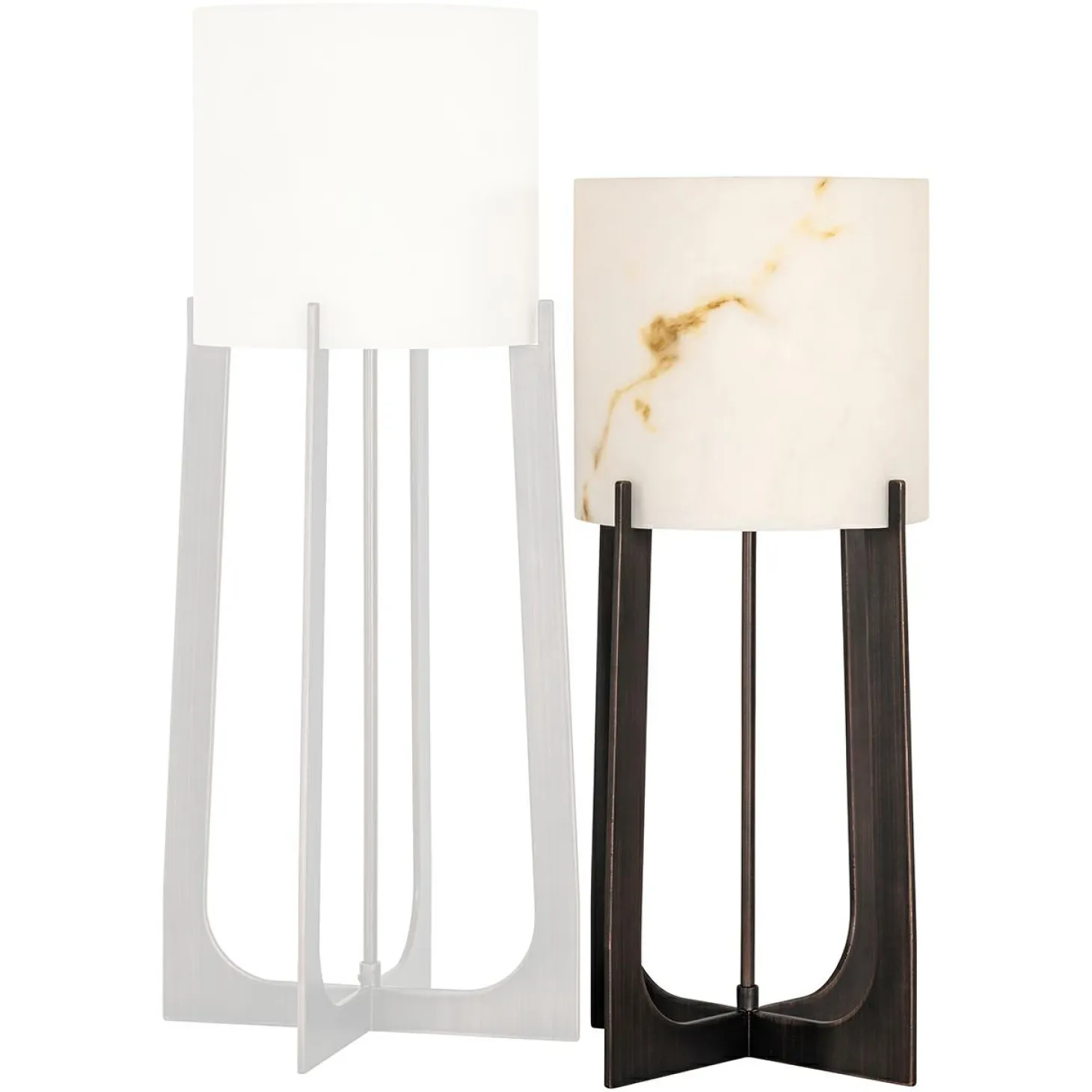 Tafellamp Loura Marmerlook - Loft24.nl