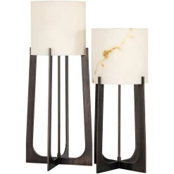 Tafellamp Loura Marmerlook - Loft24.nl