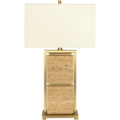 Tafellamp Meyra Marmer 72cm hoog - Loft24.nl