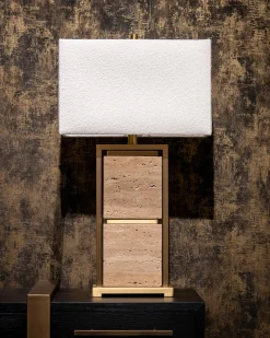 Tafellamp Meyra Marmer 72cm hoog - Loft24.nl