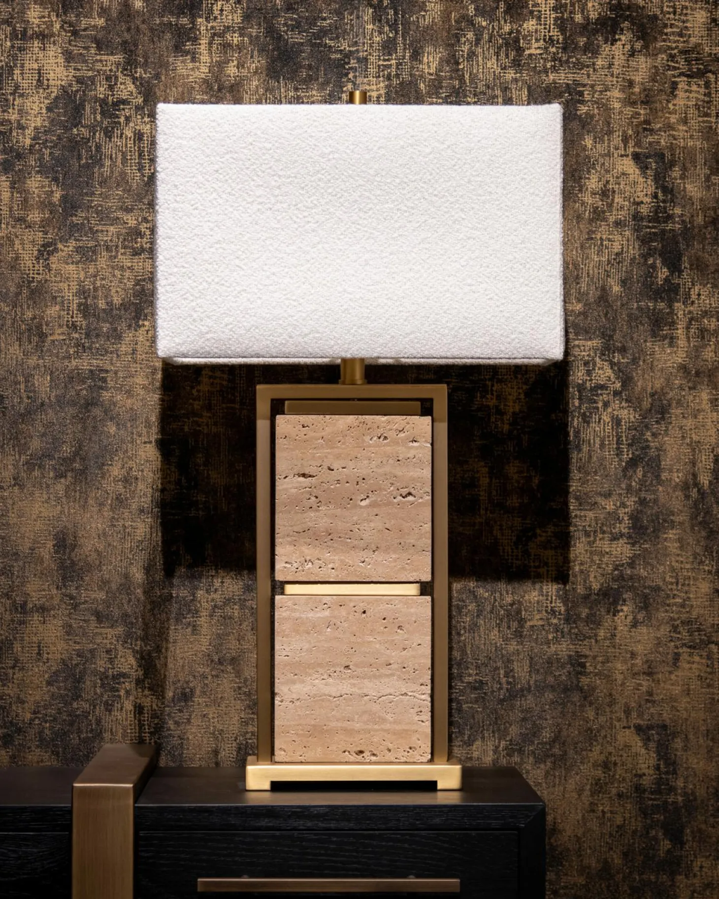 Tafellamp Meyra Marmer 72cm hoog - Loft24.nl