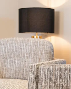 Tafellamp Nyo Marmer en metaal kleur Zwart - Loft24.nl