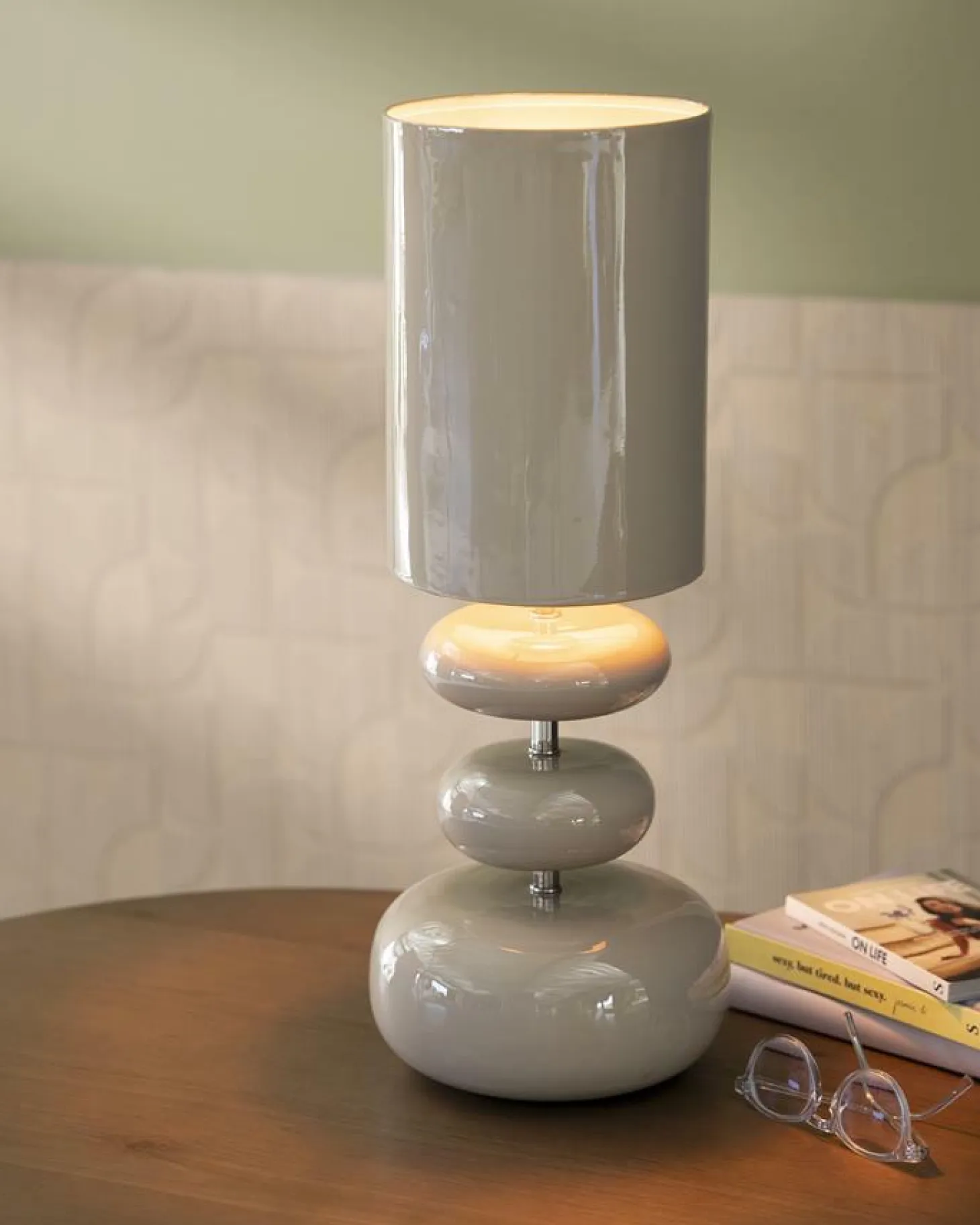 Tafellamp Orbs 59cm - Beige - Loft24.nl